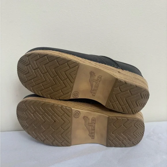 Dansko Clogs Polyurethane Outsole Black/ Natural Oil Size 37 Womens Shoes - Picture 6 of 7